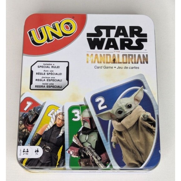 Mattel Other - Mattel Games - UNO Star Wars Mandalorian Card Game, Table Top Game NEW